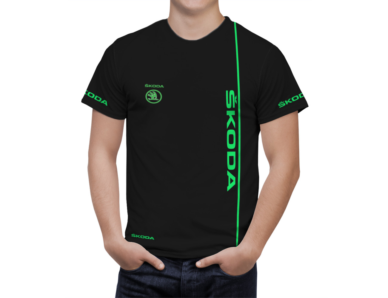 Skoda Black T Shirt SBTS 548